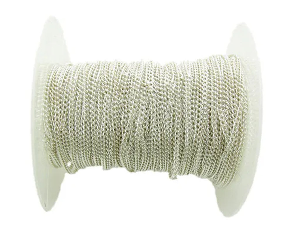 2M 2.5/3.5/4.5Mm Gold Plated Chain for DIY Necklace Extension Needlework Jewelry Findings Making Accessories Supplies Wholesale