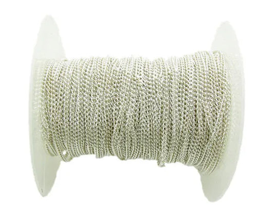 2M 2.5/3.5/4.5Mm Gold Plated Chain for DIY Necklace Extension Needlework Jewelry Findings Making Accessories Supplies Wholesale