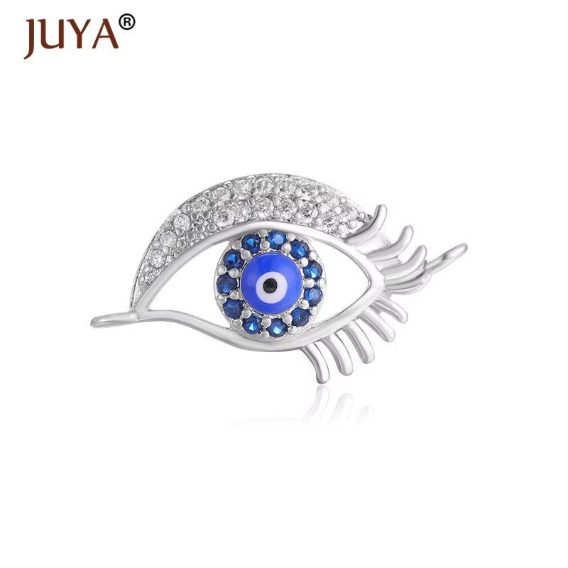 Jewelry from the Evil Eye Making Supplies Greek Eye/Turkish Eye Charms Bracelet Connectors DIY Accessories Materials