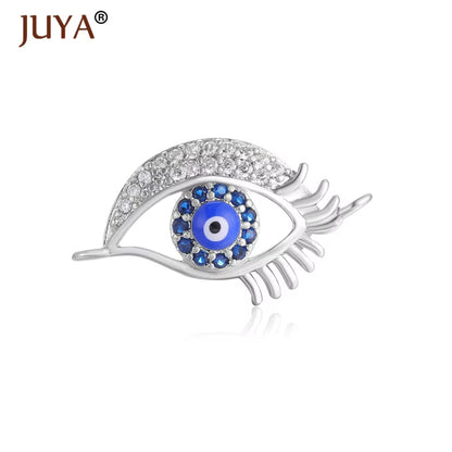 Jewelry from the Evil Eye Making Supplies Greek Eye/Turkish Eye Charms Bracelet Connectors DIY Accessories Materials