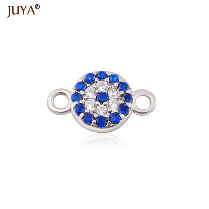 Jewelry from the Evil Eye Making Supplies Greek Eye/Turkish Eye Charms Bracelet Connectors DIY Accessories Materials