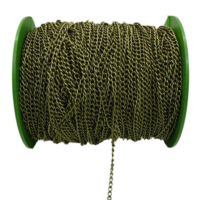 2M 2.5/3.5/4.5Mm Gold Plated Chain for DIY Necklace Extension Needlework Jewelry Findings Making Accessories Supplies Wholesale