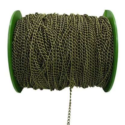 2M 2.5/3.5/4.5Mm Gold Plated Chain for DIY Necklace Extension Needlework Jewelry Findings Making Accessories Supplies Wholesale