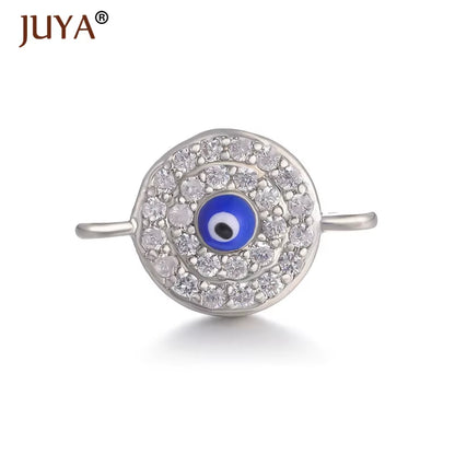 Jewelry from the Evil Eye Making Supplies Greek Eye/Turkish Eye Charms Bracelet Connectors DIY Accessories Materials