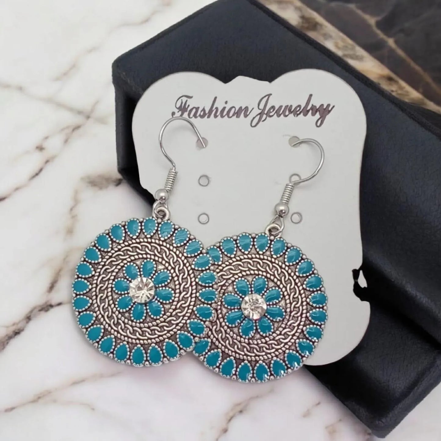 Moroccan Earnings Silver Necklace / Antique Silver Minimalist Dangle Earnings / Bohemian Earnings / Drop Earnings for Women / Gift for Her