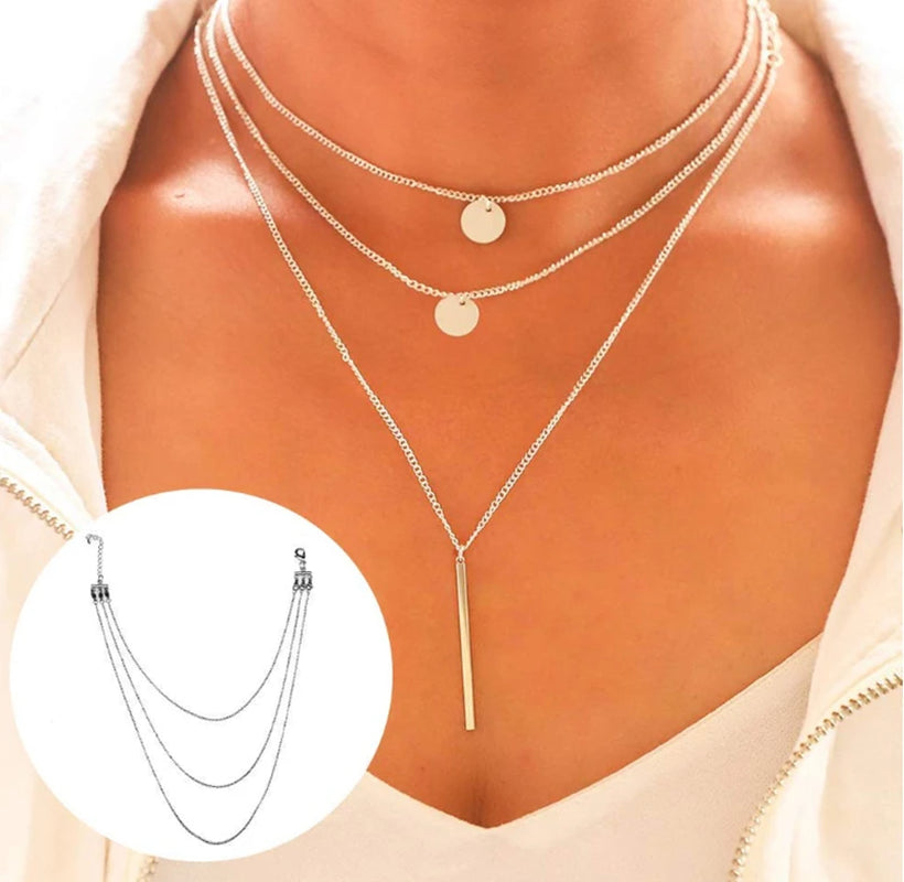 2Sets Multi Strand Lobster Clasps Extender Chain Necklace Bracelet Connectors Hooks for DIY Jewelry Making Supplies Accessories