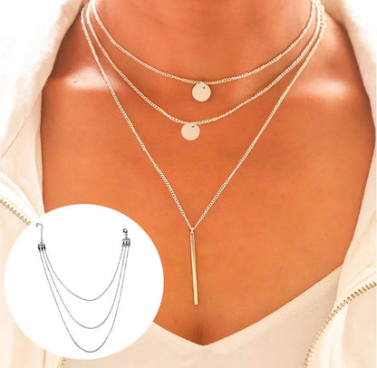 2Sets Multi Strand Lobster Clasps Extender Chain Necklace Bracelet Connectors Hooks for DIY Jewelry Making Supplies Accessories