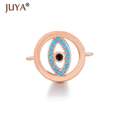 Jewelry from the Evil Eye Making Supplies Greek Eye/Turkish Eye Charms Bracelet Connectors DIY Accessories Materials