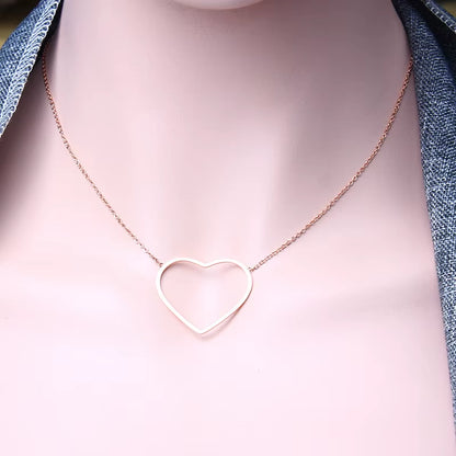 ZUUZ Minimalism Stainless Steel Chain Choker Circle Best Friends Pendant Necklace Women Accessories Chocker Neckless