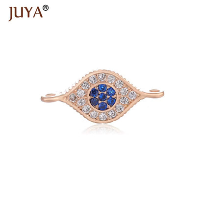 Jewelry from the Evil Eye Making Supplies Greek Eye/Turkish Eye Charms Bracelet Connectors DIY Accessories Materials