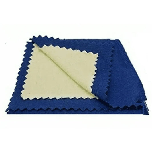 Jewelry Cleaning Polishing Cloth Tarnish Remover Cleans Polishes Shines Protects Gold Silver Platinum Portable 5" X 4" Jewelery Cleaner (Pack of 3)