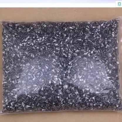 200Pcs 7/8/10Mm Metal Pendant Clips Suspension Mount Clasps Pinch Connectors for DIY Jewelry Making Create Accessories Supplies