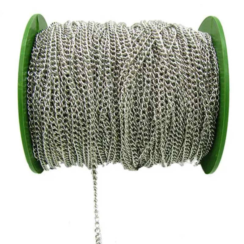 2M 2.5/3.5/4.5Mm Gold Plated Chain for DIY Necklace Extension Needlework Jewelry Findings Making Accessories Supplies Wholesale