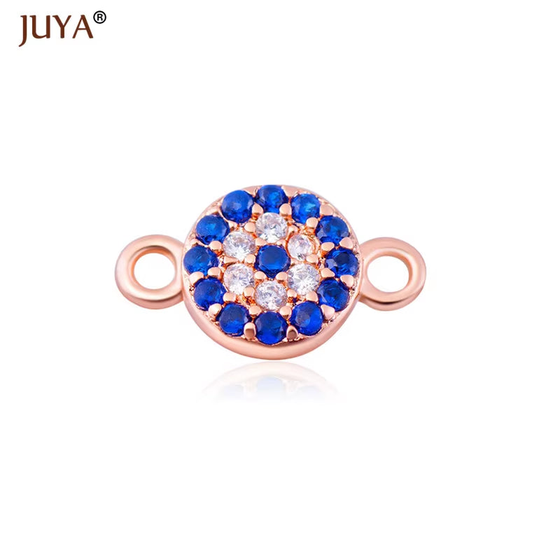 Jewelry from the Evil Eye Making Supplies Greek Eye/Turkish Eye Charms Bracelet Connectors DIY Accessories Materials