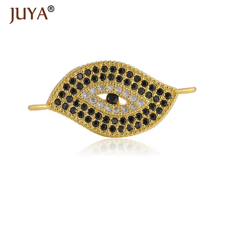 Jewelry from the Evil Eye Making Supplies Greek Eye/Turkish Eye Charms Bracelet Connectors DIY Accessories Materials