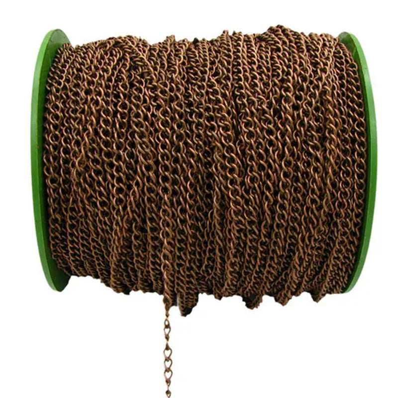 2M 2.5/3.5/4.5Mm Gold Plated Chain for DIY Necklace Extension Needlework Jewelry Findings Making Accessories Supplies Wholesale