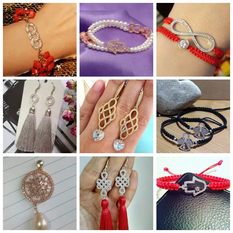 Jewelry from the Evil Eye Making Supplies Greek Eye/Turkish Eye Charms Bracelet Connectors DIY Accessories Materials