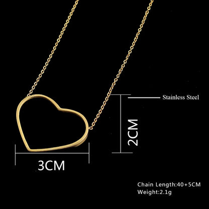 ZUUZ Minimalism Stainless Steel Chain Choker Circle Best Friends Pendant Necklace Women Accessories Chocker Neckless